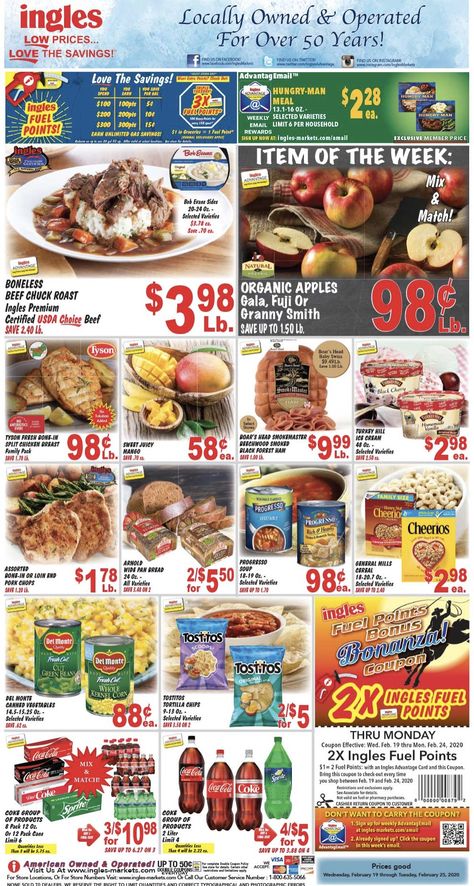 Ingles Weekly (2/19/20 - 2/25/20) Ad Preview Grocery Ads, Sales Ads, Weekly Ads, Digital Coupons, Printable Coupons, Get Ready, Cake, Toys, Quick Saves