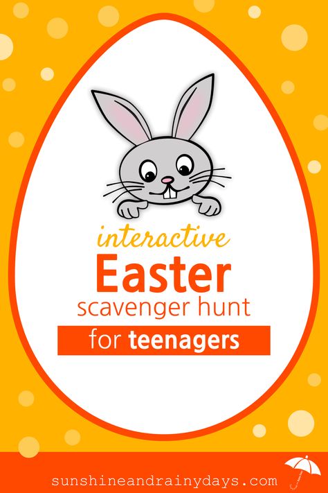 Easter Scavenger Hunt For Teens, Scavenger Hunt For Teens, Easter Scavenger Hunt, Scavenger Hunts, Games For Teens, Easter Printables, Easter Fun, Scavenger Hunt, Board Games