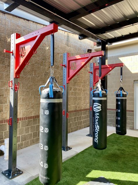 Heavy Bag Stand, Gym Designs, Cross Fitness, Backyard Gym, Athletic Center, Dream Gym, Container Pool, Home Gym Garage, Sports Centre