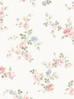 Pattern: 48768817 :: Book: Dollhouse 8 by Brewster :: Wallpaper Wholesaler Book Dollhouse, Shabby Chic Wallpaper, طابع بريدي, Chic Wallpaper, Trendy Flowers, Wallpaper Online, Background Vintage, E Card, Arte Floral