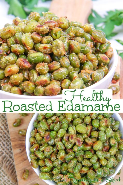 Crispy Edamame, Edamame Snack, Edamame Recipe, Appetizers Appetizers, Roasted Edamame, Edamame Recipes, Cholesterol Free Recipes, Edamame Beans, Soy Beans