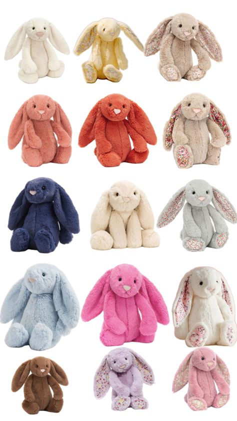 #Jellycat bunnys Jellycat Bunny, Jellycat Stuffed Animals, Birthday List, Cute Stuffed Animals, Christmas Wishlist, Secret Santa, My Vibe, Christmas List, Stuffed Animals