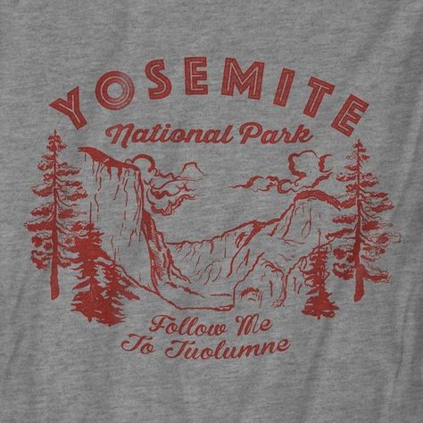 Retro Tshirt Design, Eclipse Shirt, Vintage Tshirt Design, Vintage Shirt Design, Outdoorsy Style, Yosemite Park, National Park Shirt, Big Men Fashion, Surf Tee