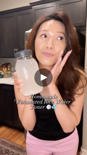 How To Make Rice Water Toner, Rice Water For Skin, Rice Water For Face, Skin Lightening Diy, Fermented Rice Water, Fermented Rice, Hair Growth Challenge, Rice Water, Lighten Dark Spots