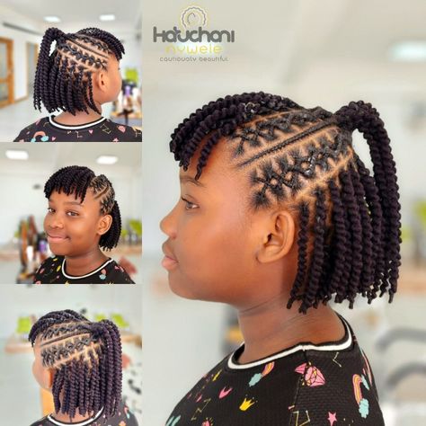 Cute 😍 Braids With Wool, Threading Hairstyles, Brazilian Wool Hairstyles, Natural Hair Recipes, African Threading, Cornrows With Beads, Latest Braided Hairstyles, Hair Braid Patterns, Hair Threading