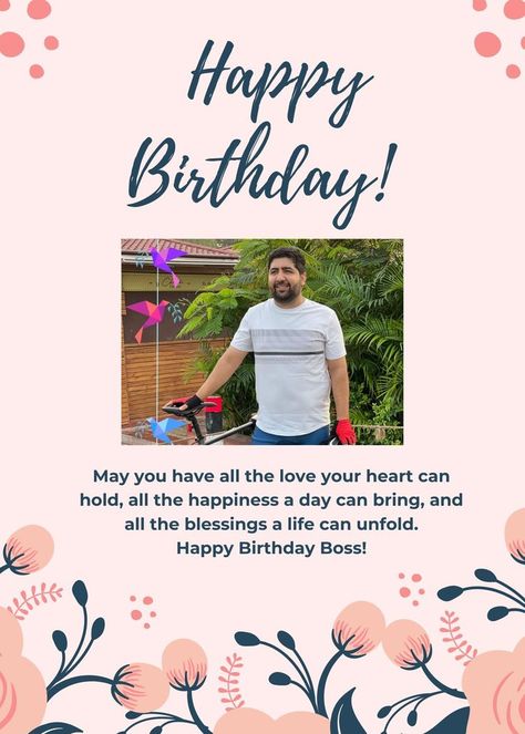 Wishing you a very Happy Birthday Sir, We hope you have a happy and fulfilling life ahead. Your determination and vision inspire us always to give our best and we appreciate having a kind and hard-working like you. 🎂🎉 #birthday #happybirthday #love #party #cake #birthdaycake Happy Birthday Sir, Happy Birthday Boss, Love Party, Happy Birthday Parties, Very Happy Birthday, Party Cake, Hard Working, Fulfilling Life, Very Happy