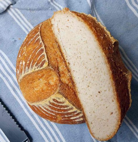 Rice Flour Sourdough Bread, Brown Rice Sourdough Bread, Brown Rice Flour Sourdough Bread, Brown Rice Flour Bread, Gf Sourdough Starter, Sourdough Artisan Bread, Sourdough Starter Bread, Starter Bread, Basic Bread Recipe