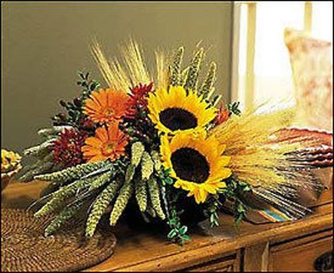 "A Sunflower Harvest" Harvest Flowers, Small Arrangements, Wedding Flags, Thanksgiving Floral, Thanksgiving Flowers, Sunflower Arrangements, Fall Flower Arrangements, Fall Floral Arrangements, Memorial Flowers