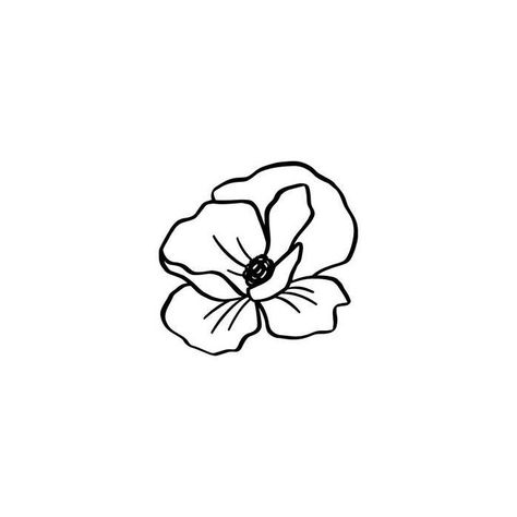 Poppy Flower Drawing Black And White, Line Art Poppy Flower, Five Petal Flower Drawing, Poppy Sketch Simple, Poppy Flower Line Drawing, Poppy Flowers Drawings, Poppy Flower Drawing Simple, Poppy Flower Sketch, California Poppy Drawing