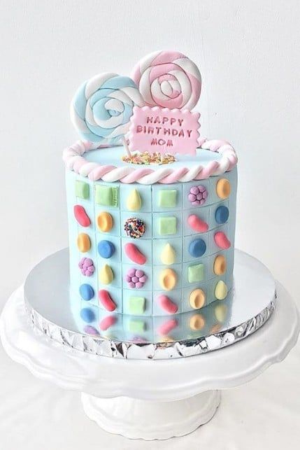 Pic Birthday, Candy Crush Cakes, Write Name On Cake, Cake Pic, Birthday Cake Write Name, Cupcake Fondant, Birthday Cake Writing, Cake Writing, Birthday Cake Pictures