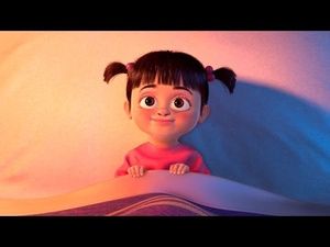 BOO from monsters inc. Bu Monsters Inc, Pixar Theory, Buu Monster Inc, Sully Monsters Inc, Monsters Inc Boo, Pixar Characters, Wallpaper Disney, Karakter Disney, Lilo Et Stitch