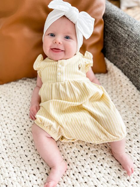 Polo Ralph Lauren Outfits, Baby Ralph Lauren, Baby Polo, Ralph Lauren Baby Girl, Preppy Girl, Girls Stripes, Ralph Lauren Outfits, Baby Outfits