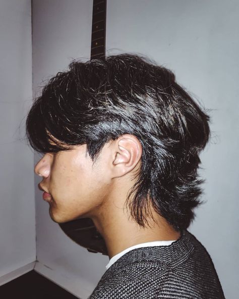 Messy Layers, Haircut Long Hair, Long Wolf Cut, Wolf Cut Hair, Wolf Haircut, Middle Part Hairstyles, Asian Haircut, Haircut Tutorial, Mullet Haircut