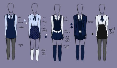 Cute School Outfits Uniform, School Outfits Uniform, Outfits Uniform, Cute School Outfits, Ravenclaw Outfit, Private School Uniforms, Hogwarts Uniform, St Trinians, School Uniform Skirts