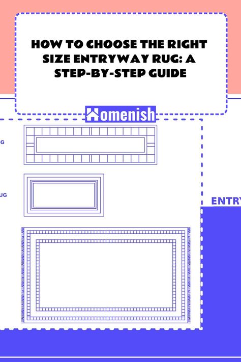 Your entryway is the first impression guests have of your home, and the right rug can set the tone for the entire space. In this article, we'll explore the different entryway rug sizes available, and provide you with tips on how to choose the perfect one for your home. Whether you're looking to create a cozy and inviting entryway or simply want to elevate your decor, this guide will help you make the right choice. Entryway Rug Placement, Entryway Rug Size Guide, Entryway Rug Size, Choose Rug Size, Large Entryway, Hallway Door, Rug Placement, Narrow Entryway, Large Foyer