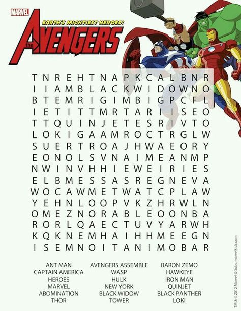 Avengers word search. Free Superhero Printables, Superhero Printables Free, Superhero Camp, Superhero Party Games, Superhero Printables, Marvel Birthday Party, Marvel Party, Superhero Crafts, Superhero Classroom