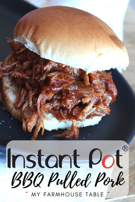 Instant Pot Bbq Pulled Pork, Pulled Pork Instant Pot Recipe, Pork Loin Pulled Pork, Bbq Pork Roast, Bbq Pork Loin, Pork Picnic, Wedding Recipes, Picnic Roast, Bbq Pork Sandwiches