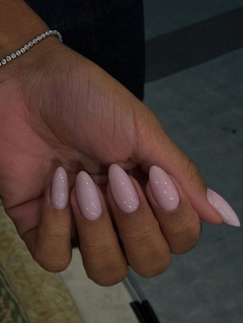 Multicolor  Collar    Color Nails Embellished   Nail,Hand & Foot Care Simple Pretty Almond Nails, Solid Almond Nail Colors, Basic Press On Nails, Almond Color Nails, Basic Nails Almond, Almond Acrylic Nails Solid Color, Solid Acrylic Nails, Almond Nail Colors, Basic Almond Nails