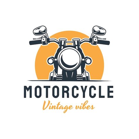 Motorbike Logo Design, Moto Logo Design, Logo Design Ideas Graphics, Motorcycles Logo Design, Moto Logo, Motorcycle Logo, Logo Design Ideas, Vintage Flats, Motorcycle Clubs