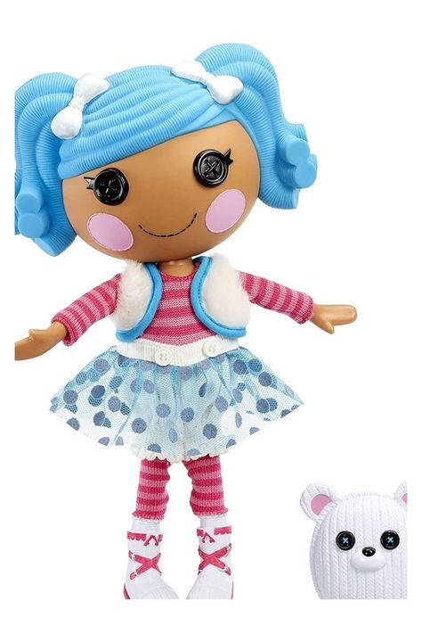 Mittens Fluff N Stuff, Lalaloopsy Dolls, Pink Cheeks, Winter Inspired, Chocolate Caliente, Original Dolls, Blue Outfit, All Toys, Toys For Girls