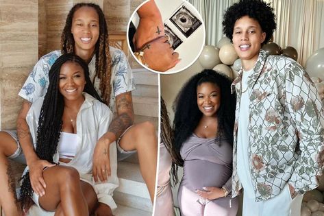 Brittney Griner and wife Cherelle welcome their first baby together: ‘He is amazing’ Angelina Jolie Daughter Shiloh, Drew Sidora, Angelina Jolie Daughter, Brittney Griner, Medium Tv Show, Kyle Richards, Housewives Of Atlanta, Living Together, Technology Fashion