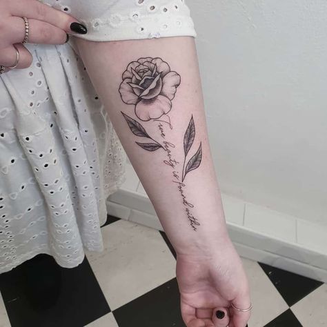 61 Amazing Black and White Rose Tattoo Ideas White Rose Tattoo, Black And White Rose Tattoo, Rose Tattoo Black, Disney Tattoos Quotes, Rose Vine Tattoos, Tattoo Stencil Designs, Rose Tattoo Meaning, White Rose Tattoos, Disney Quote