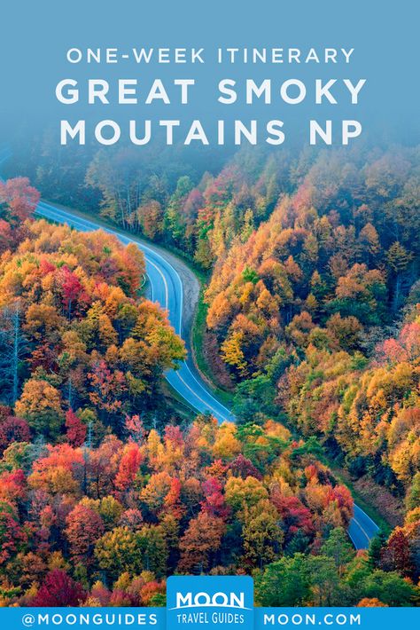 Not sure where to go in the Smokies? This Great Smoky Mountains National Park trip planner will give you a lot of ideas to add to your itinerary. #nationalparks #roadtrip National Park Trip, Fontana Lake, One Week Itinerary, Smokey Mountains National Park, Smokey Mountains Vacation, Mountains Tennessee, Mountains Vacation, Mountain Trip, Comfy Travel Outfit