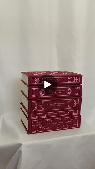 755K views · 116K reactions | Rebinding again! Full ACOTAR series rebind in the penguin clothbound style 🍒🎀 #bookbinding #acotar #rebinding #acotarrebind #bookrebind #fantasybooks #romantasy | Emma Ferreira | Ilene Woods · So This Is Love Acotar Rebinding, Acotar Rebind, Ilene Woods, Penguin Clothbound, Acotar Series, The Penguin, This Is Love, Book Binding, Fantasy Books