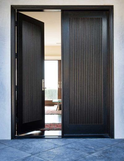 Interior Doors | Timberline Custom Doors Door Sweeps, Modern Entrance Door, Modern Exterior Doors, Modern Entrance, Modern Front Door, Entrance Door Design, Main Door Design, Front Door Design, Custom Door