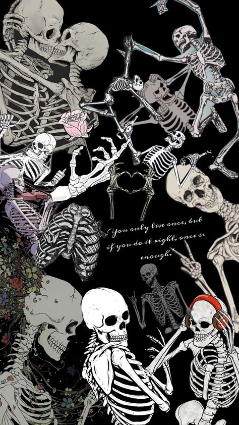 Skeleton Iphone Wallpaper, Skeleton Aesthetic, Simple Skull, Trippy Iphone Wallpaper, Halloween Wallpaper Cute, Future Wallpaper, Witchy Wallpaper, Simple Phone Wallpapers, Pop Art Wallpaper