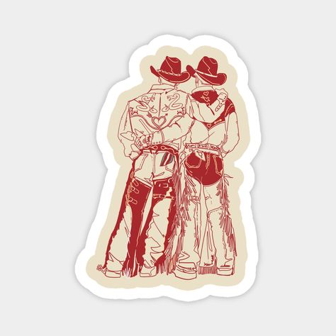 Phallic Decor, Punchy Tattoos, Cowboy Stickers, Western Patchwork, Western Stickers, Country Stickers, Sticker Sleeve, Country Pictures, Trans Art