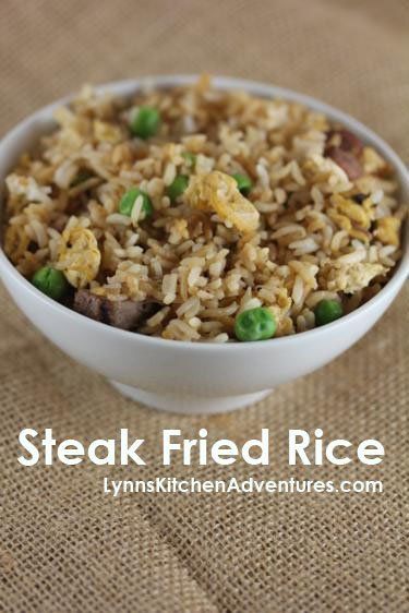 Gluten Free Fried Rice, Steak Fried Rice, Leftover Steak Recipes, Beef Casseroles, Leftover Steak, Easy Healthy Lunches, Quick And Easy Dinner, Steak Fries, Bon Appetite