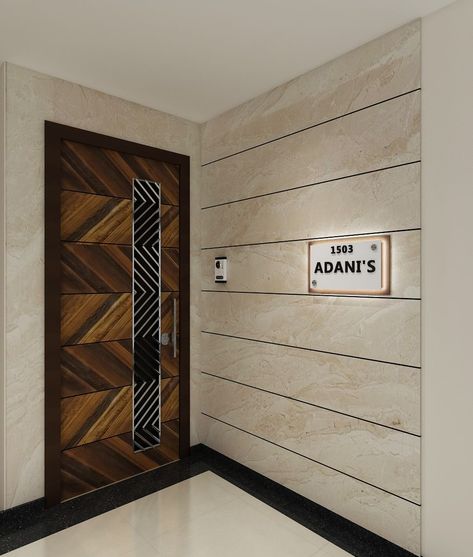 Wall Tiles Exterior, Entrance Lobby Design, Entry Door Designs, House Main Door, House Main Door Design, Door Design Photos, Main Entrance Door Design, Exterior Wall Tiles, Exterior Tiles