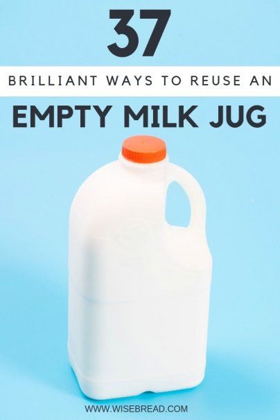 Who needs money when you've got a recycling bin full of possibilities? Before you throw out another plastic milk jug, consider the crafty potential. From creating DIY kids toys, like a beach shovel or hanging mobile, to creating a gift box, we’ve got plenty of tips and ideas for you! #frugalliving #DIY #crafts #plasticmilkbottle Recycled Milk Jug Crafts, Milk Jug Projects, Milk Jugs Diy, Milk Bottle Craft, Milk Bottle Diy, Milk Carton Crafts, Plastic Container Crafts, Milk Jug Crafts, Reuse Containers