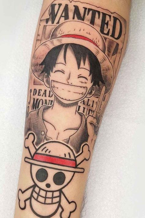 One Piece Anime Tattoo, One Piece Tattoo Ideas, Piece Tattoo Ideas, Simple Leg Tattoos, One Piece Tattoo, Besties Pictures, Lower Leg Tattoos, Catrina Tattoo, Aztec Tattoo Designs