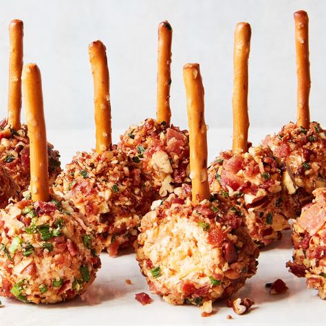 Cheese Ball Bites Tater Tot Hot Dish, Turkey Cheese Ball, Cheese Ball Bites, Turkey Cheese, Hot Dish, Game Day Snacks, Cheese Balls, Thanksgiving Appetizers, Bacon Cheddar