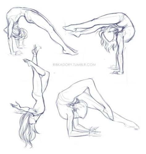 Dancing Poses Drawing, Art Gymnastics, Gymnastics Art, Dancing Drawings, Different Poses, Gesture Drawing, Sketchbook Pages, Poses References, Figure Drawing Reference