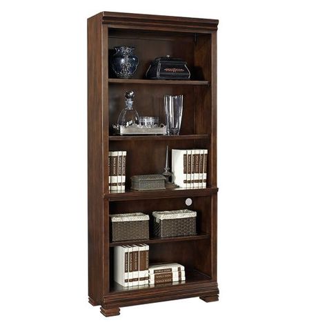 Westley Five Shelf Bookcase - 75.5H - 8813928 | OfficeFurniture.com Aspen House, Parks Furniture, Star Furniture, Bookcase Wall, Brown Ale, Open Bookcase, Shelf Bookcase, Large Shelves, Business Furniture