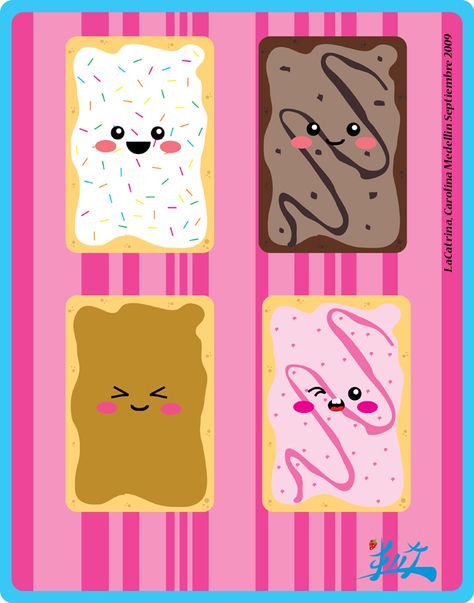 I LOVE POP TARTS by LaCatrina.deviantart.com on @DeviantArt Squishy Food, Squishies Diy, Paper Squishy, Love Pop, Hello Kitty Printables, Pop Tart, Shrink Art, Paper Dolls Diy, Paper Toys Template