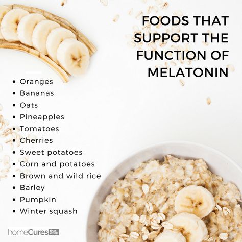 Melatonin Foods, Food For Sleep, Allergy Remedies, Sleep Remedies, Inflammatory Foods, Healing Food, Natural Sleep, Natural Health Remedies, Health Remedies