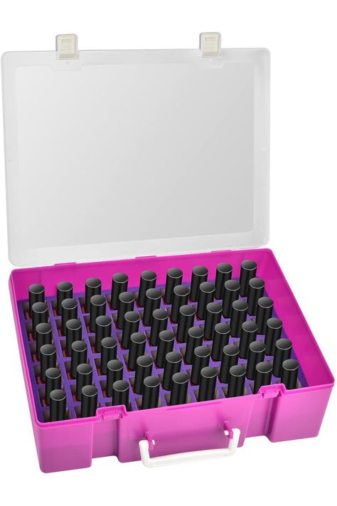 FULLCASE Nail Polish Organizer Holder, 54 Bottle Nail Storage Container for OPI/for Sally Hansen/for Revlon/for Essie/for AIMEILI/for Fingernail Polish and More Gel Polish(Box Only) (Purple) Nail Polish Box, Nail Storage, Nail Polish Organizer, Fingernail Polish, Sally Hansen, Storage Container, Revlon, Essie, Storage Containers