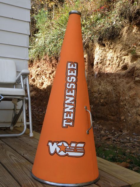 Vintage Megaphone University of Tennessee Volunteers - Handpainted Vintage University Of Tennessee, Tennessee Volunteers Football, Go Vols, Gameday Dress, Tennessee Volunteers, University Of Tennessee, The Good Old Days, Good Old, Cheerleading