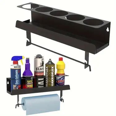 Paint Bottle Storage, Craft Workspace, Wall Mount Shelf, Shelf Paper, Garage Tool Storage, Utility Shelves, Aerosol Spray, Iron Storage, Can Storage