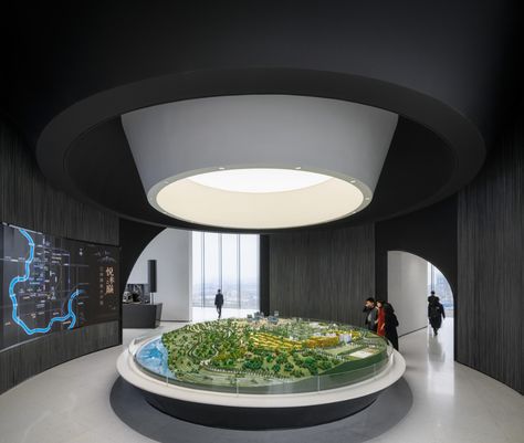 Gallery of CIFI Sales Center ‘The Landscape’ / Ippolito Fleitz Group + LWK+Partners - 5 Artistic Lifestyle, Chongqing China, Open Ceiling, Sales Center, Experience Center, Translucent Glass, Terrazzo Flooring, Glass Facades, Iconic Buildings