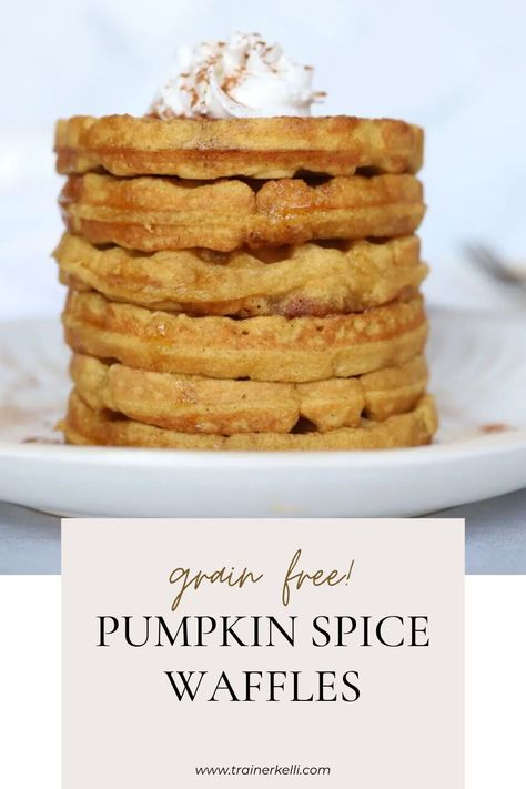 My mouth is drooling just thinking about these grain-free pumpkin spice waffles. They have the perfect subtle amount of pumpkin and spice to jazz up your regular waffle game but not so much that it’s overpowering with pumpkin. It’s the perfect time of year for these pumpkin waffles but they are so good, we eat them all year long! Pumpkin Spice Waffles, Spicy Steak, Frozen Waffles, Pumpkin Waffles, Organic Maple Syrup, Easy Clean Eating, Waffle Mix, My Mouth, Eating Recipes