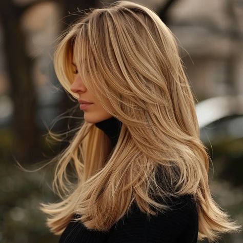 13 Trendy Long Layered Haircuts To Try Now - NeedleStar Haircut For Long Blonde Hair, Layers On Long Blonde Hair, Long Layer Blonde Haircut, Blowout With Curtain Bangs Long Hair, Long Hair Haircuts Women, Womens Haircut Layers, Haircuts Very Long Hair, Length Haircut Longer, Haircut Inspiration Straight Hair