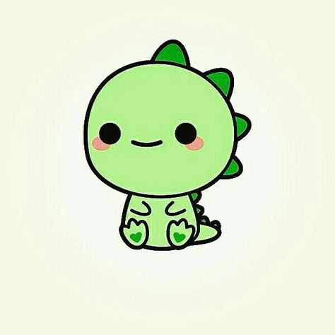 Cartoon Character, Drawings, Green, Kawaii