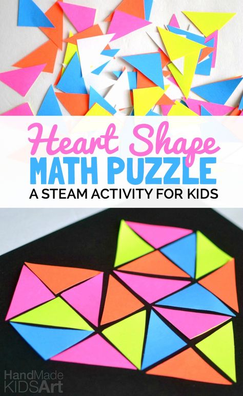 Hands-on learning is incredibly important for kids. There are a million reasons why!  Today I am highlighting more than 60 elementary hands-on math teaching ideas that I have featured over the years on my site. This list will continues to grow, too! I love teaching math in creative ways! Check out my post with The BEST … Shapes Steam Activities, Steam Group Activities, Kindergarten Puzzle Activities, Stem Easy Activities, Stem Enrichment Activities, Valentines Activities For Elementary Kids, Valentines Stem Preschool, Math Steam Project, Steam Art Activities Elementary