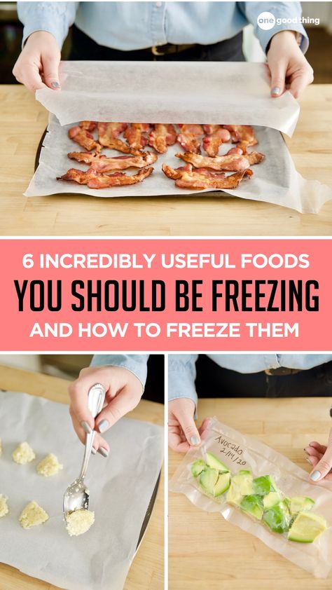 Food Saver Hacks, Freezing Food Guide, Freeze Food, Freezing Vegetables, Freezer Dinners, Freezable Meals, Freezer Meal Planning, Freezer Meal Prep, Photo Food