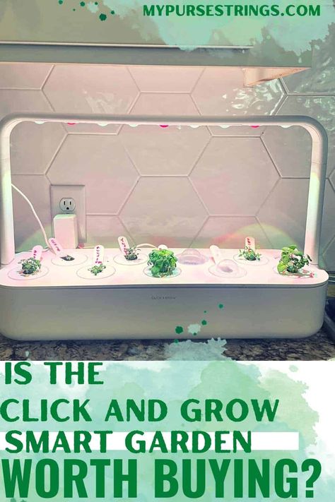 Click And Grow Smart Garden, Click And Grow, Smart Gardening, Indoor Hydroponic Gardening, Chives Plant, Indoor Vegetables, Vertical Garden Indoor, Homegrown Food, Vertical Farming